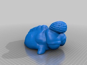 sphinx willendorf Skulpturen 3d print model - Mito3D