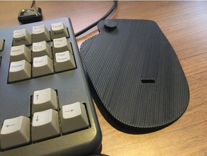 elecom enorme wireless trackball mouse ergonomico stand computer ergonomia ufficio 3d print model - Mito3D