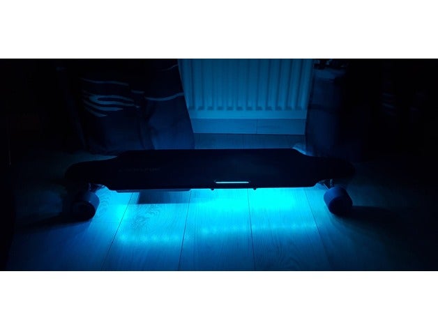 led-mod longboard diy Elektro 3D print model - Mito3D