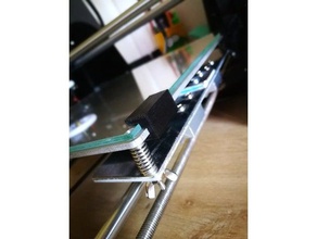 anet a6 hotbed glass clip 3d printer parts bed hotend 3d print model - Mito3D