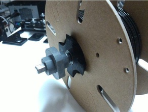 meine persönliche spool-Halter 3d Drucker - Zubehör 2020 mount 2040 montieren 3d-Drucker Teile filament-Halter filament-Spule filament spool holder kossel spool-mount 3d print model - Mito3D