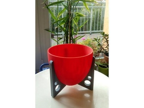 fallout fioriera all'aperto giardino fallout4 4 vaso di fiori vasi pot fiore 3d print model - Mito3D