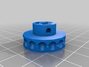 pulley circulair 55 other customized 3d print model - Mito3D
