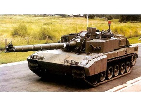 1100 amx leclerc epc ares protótipo 3d impressão giat tanque 3d print model - Mito3D
