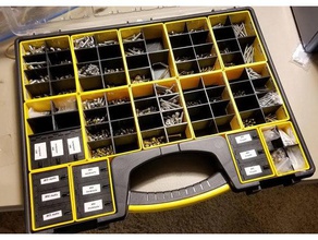 stanley 014725r Veranstalter bin Teilern step-Dateien tool Inhaber - Boxen Lagerplätze Organizer 3d print model - Mito3D