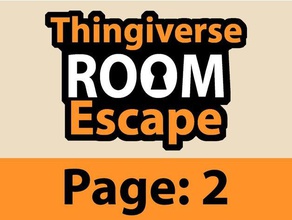 2 Internet sayfası bulmaca escaperoom kaçış odası 3d print model - Mito3D