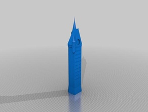 hogwarts astronomytower buildings structures 3d print model - Mito3D