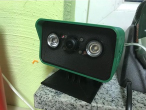 sıfır noir webcam durumunda raspberrypi elektronik motioneyeos octoprint web kamerası raspberry pi kamera durumda kapak 3d print model - Mito3D