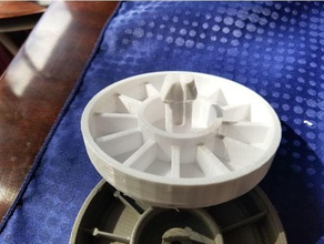 la sustitución de rueda partes pieza repuesto vaccuum 3d print model - Mito3D