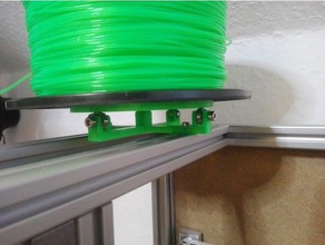 soporte de bobina horizontal 3d la impresora accesorios 3d print model - Mito3D