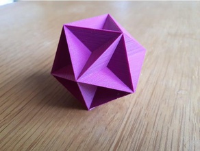 gran dodecaedro de matemáticas art la asignatura poliedro forma 3d print model - Mito3D