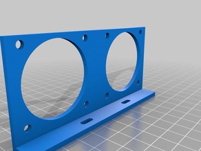 support doubles ventilateurs cr10s 3d printing double fan 3d print model - Mito3D