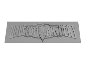 unleash archers logo signs logos 3d band heavy metal 3d print model - Mito3D