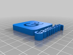 gambody logo 2d art 3d printer body3d brand creality ultrabase 3d print model - Mito3D