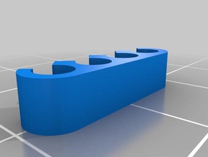 7 cables apretado organización personalizado 3d print model - Mito3D