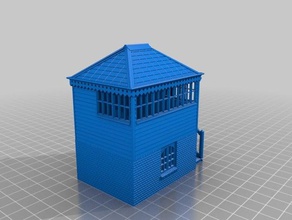 signal box buildings structures model trains railway 3d print model - Mito3D