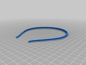 project headband toothed accessories 3d print model - Mito3D
