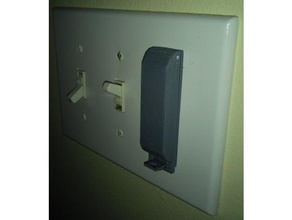 verrouillable interrupteur de lumière la garde ménage le couvercle l'interrupteur 3d print model - Mito3D
