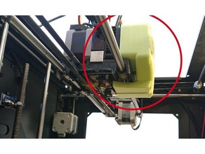 wanhao d4s extrudeuse circuit de refroidissement 3d l'imprimante pièces 3d print model - Mito3D