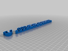 nombre vmerchan sculture personalizzato 3d print model - Mito3D