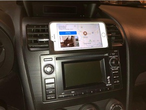 2012-2017 subaru imprezacrosstrek iphone 8 support de voiture mobile 3d print model - Mito3D