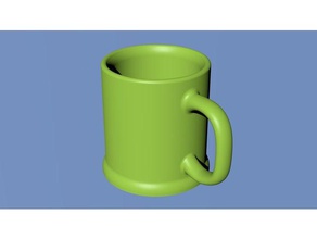 isolierte Kaffee-Tee-Tasse Küche Essen Topf 3d print model - Mito3D