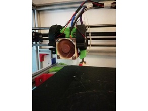 e3d sensor de montaje la impresora partes e3d-titan hotend v6 hipercubo radial radialcooler radialfan ventilador 3d print model - Mito3D