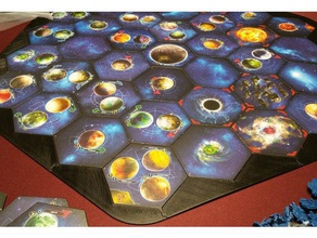 twilight imperium 4 galaxy quadro jogos boardgame hex 3d print model - Mito3D