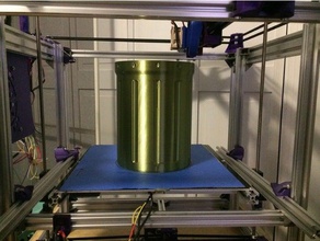 sem o suporte de impressão mais rápida -lixo walker pode recipientes 200 grande escala lixeira 3d print model - Mito3D