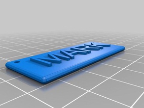 il mio personalizzato cusomizable piastra arte 3d print model - Mito3D