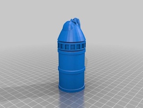 chaos bolter-shell - Spielzeug Spiele 40k warhammer40k 3d print model - Mito3D