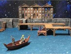 townsfolke ferryman 28mm32mm scale toys games boat boats dnd dnd5e dungeons dragons fantasy frostgrave gaming miniature miniatures mordheim terrain pathfinder roleplaying rpg supportless tabletop wargame wargames wargaming warhammer 3d print model - Mito3D