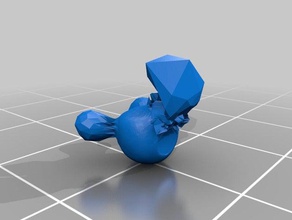 masa heykel heykeller hayvan harika serin oyuncağı eğlenceli nesne slug salyangoz 3d print model - Mito3D