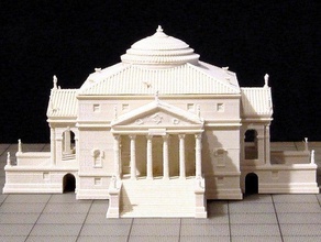 la villa capra de los edificios estructuras 3d print model - Mito3D