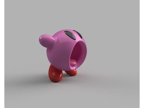 kirby sucks creatures cute figure figurine kirbi pose nintendo 3d print model - Mito3D