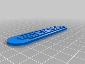 my customized paperclip lord ashes organization 3d print model - Mito3D