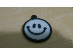 sourire porte-clés 3d print model - Mito3D