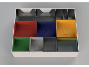 racine de la boîte jeu société organisatrice jouet accessoires plateau inserts 3d print model - Mito3D
