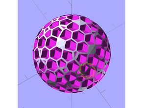forte de enchimento 3d a impressora partes Padrão lado cco fcc rhombohedron octaedro truncado 3d print model - Mito3D