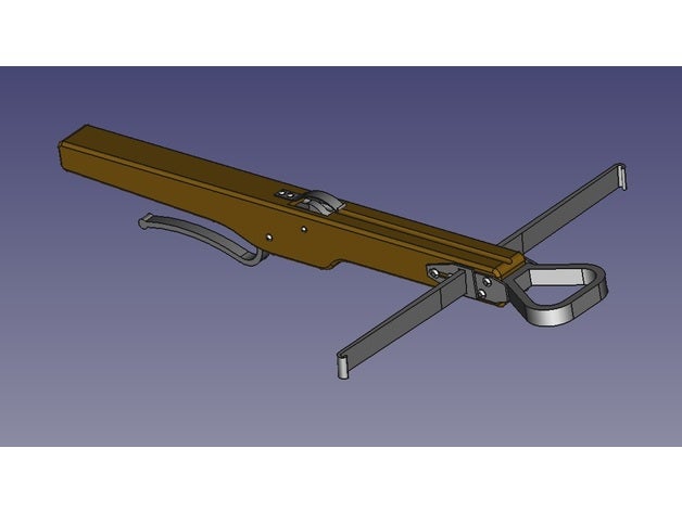 medievale balestra oggetti di scena cosplay 3D print model - Mito3D