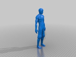 low poly man art anatomy reference figures human body 3d print model - Mito3D