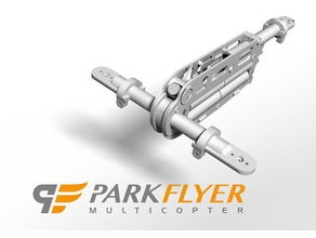 parkflyer skinny occhio di 18650 li-ioni 4s rc i veicoli batteria diydrones fpv multicopter y4 3d print model - Mito3D