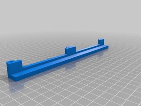 ikea samla rail mount organization drawer schiene schublade 3d print model - Mito3D