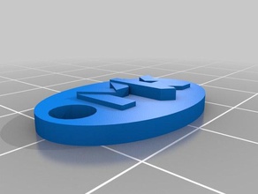mélanger la balise de porte-clés exchange gmu l'innovation mason test atelier 3d print model - Mito3D