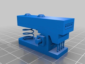 probeclothespeg-001 de l'électronique d'affichage i2c oled 3d print model - Mito3D
