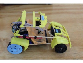 autónoma de coche juguete fpv la robótica vehículo autónomo iot nodemcu el control radio 3d print model - Mito3D