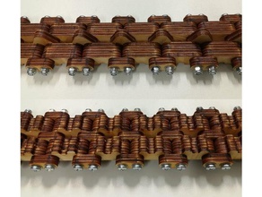 faixa 1 robótica caterpillar laser lasercut tanque thread 3d print model - Mito3D