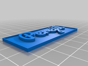 my customized plant sign outdoor garden 3d print model - Mito3D