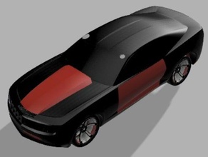 control remoto de chevrolet camaro rc los vehículos 3d print model - Mito3D