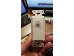 sonoff decoa Paddel-sensor änderungen - Elektronik am2301 am312 itead Licht-Schalter basic Gehäuse Wand-Schalter 3d print model - Mito3D